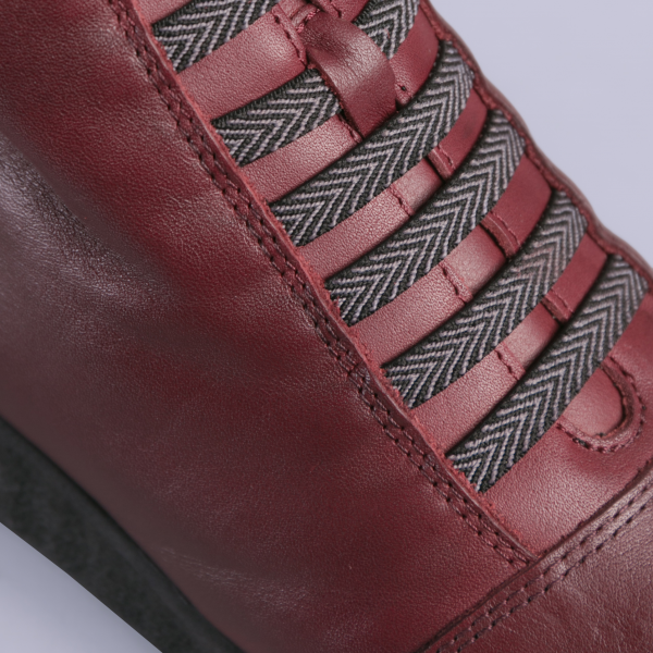 Всекидневни обувки от естествена кожа Lova цвят грена, 4 - Kalapod.bg